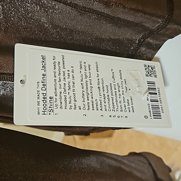 Lululenon hooded define jacket - Picture 6 of 12